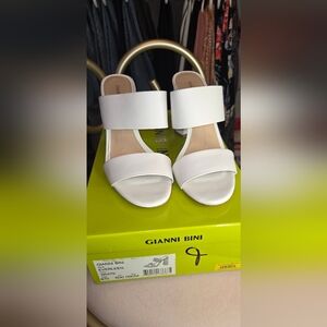 Gianni Bini Elegant White Heels